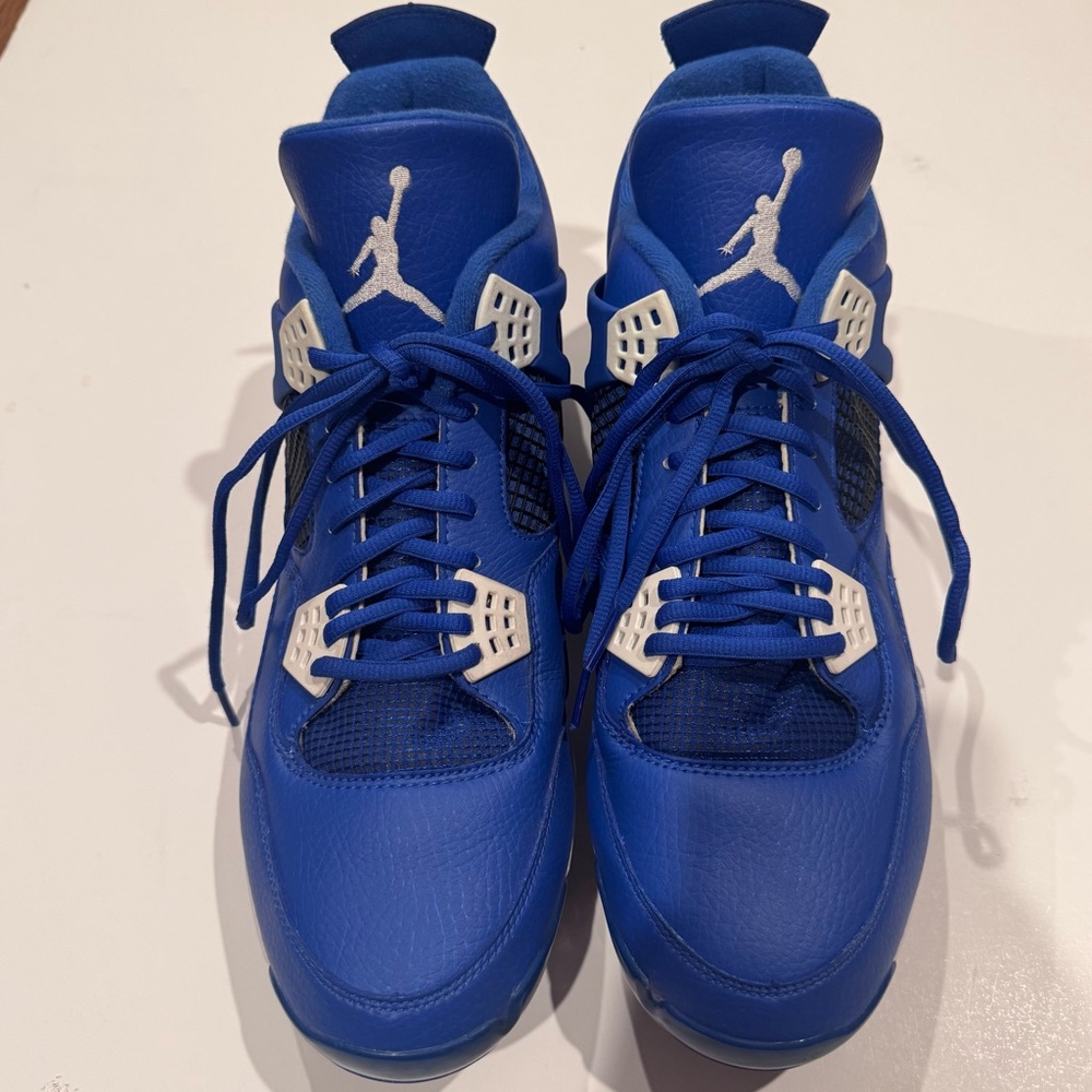 Nike Air Jordan 4 Retro MCS Baseball Cleats “Varsity Royal" Blue, Size 13